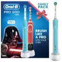 Oral-B Szczoteczka Rotacyjna Oral-B Pro 500 + D100 Kids Star Wars
